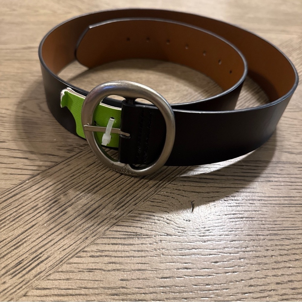 Sam Edelman 100% leather Women's Wide Width Fashion Belt size XL Brand New